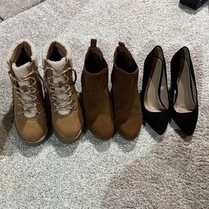 Target Universal Threads and A New Day winter shoes, size 7